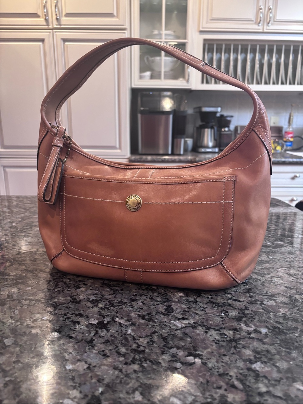Coach Vintage Tan Leather Ergo Shoulder Bag M0693-10740